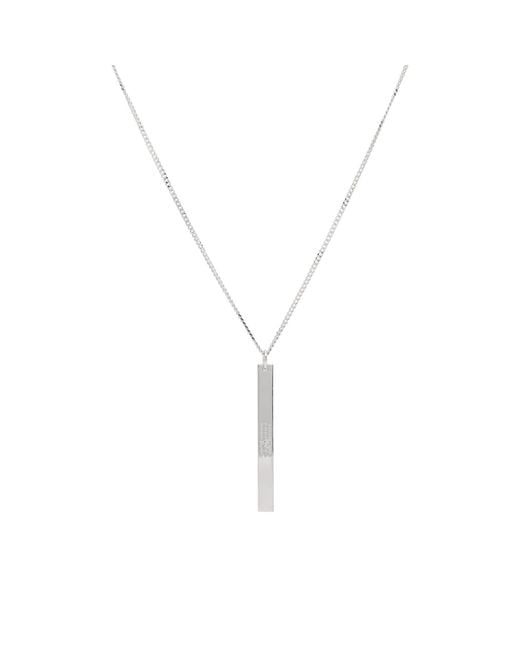 Maison Margiela Metallic Mm6 Pendant Necklace for men