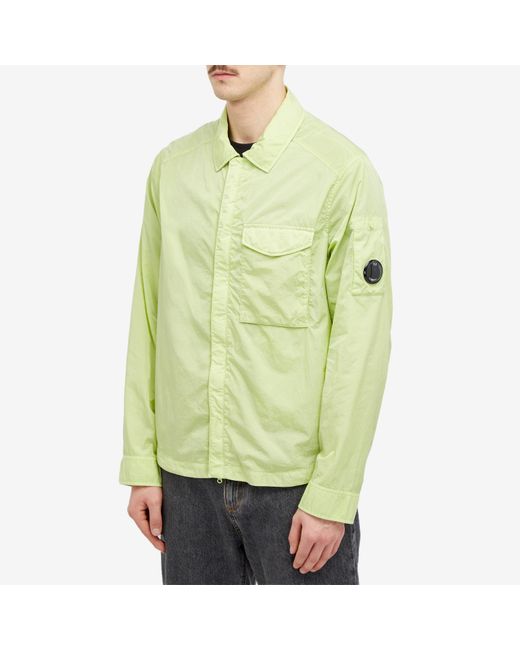C P Company Green Chrome-R Pocket Overshirt for men