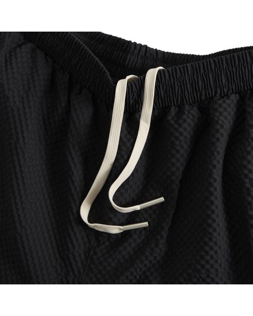 MKI Miyuki-Zoku Blue Presented By End. Seersucker Wide Leg Trousers for men