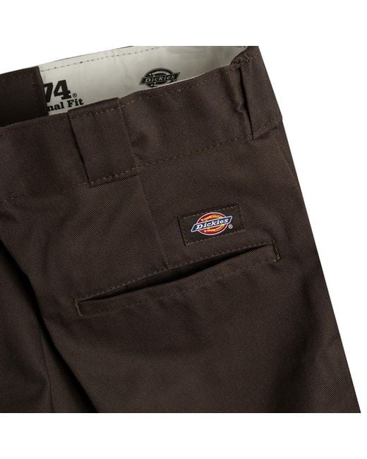 Dickies Brown 874 Original Fit Work Pant for men