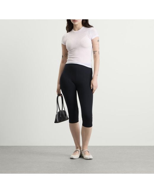 Skims Black Smooth Layers Capri