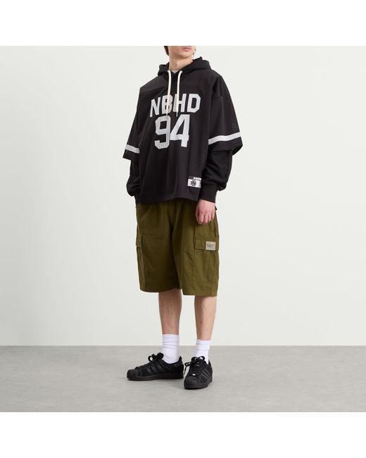 Neighborhood Green Bdu Cargo Shorts for men