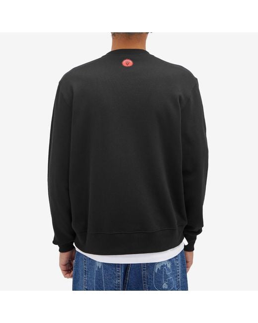 ICECREAM Black Cityscape Graphic Printed Crewneck for men