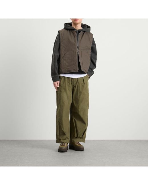 Nomarythm Textile Brown Reversible Work Vest for men