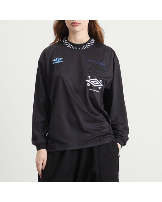 Toga Black Toga X Umbro Game Shirt Long Sleeve