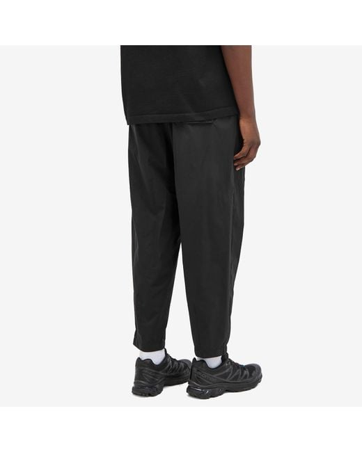 F/CE Black Pertex 2.5 Tapered Trousers for men