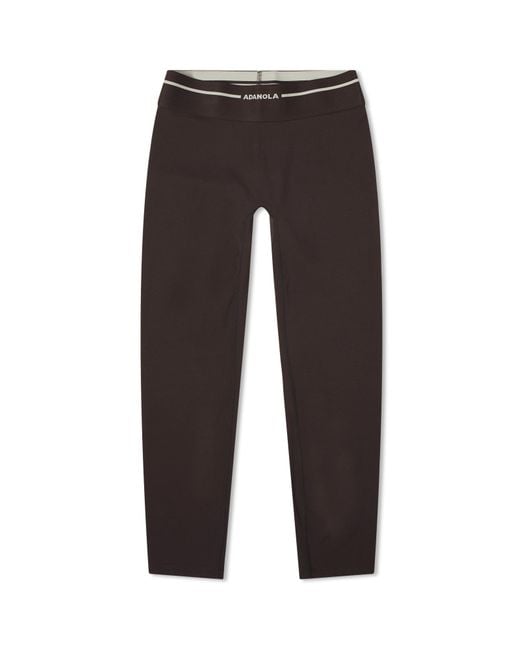 ADANOLA Brown Branded Ultimate Leggings
