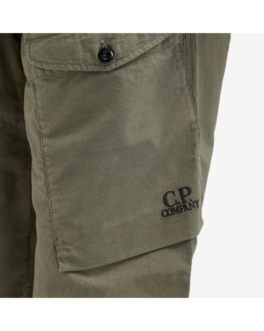 C P Company Green Ottoman Trousers for men