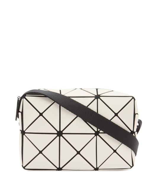 Issey Miyake White Cuboid Shoulder Bag