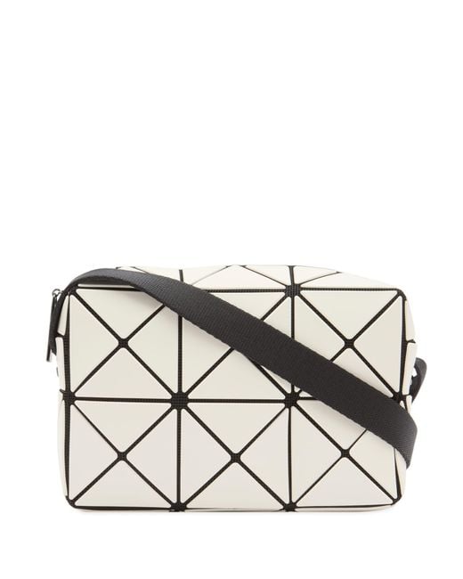 Issey Miyake White Cuboid Shoulder Bag