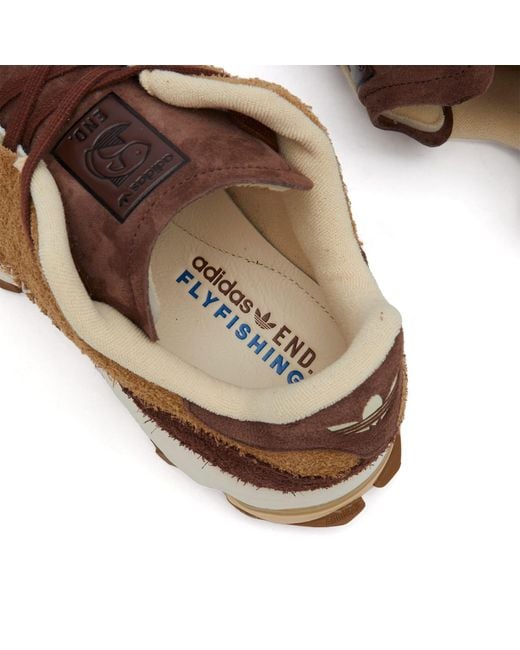 Adidas Brown End. X Mocaturf 'Flyfishing' Sneakers