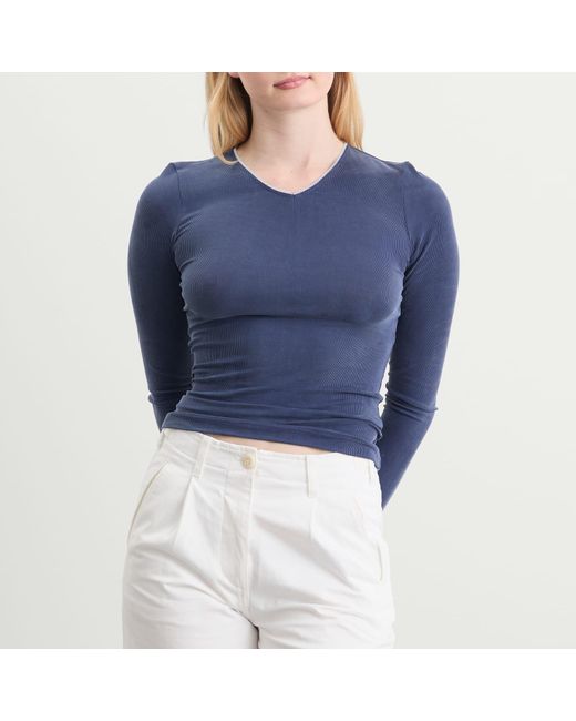 Fruity Booty Blue Second Skins V-Neck