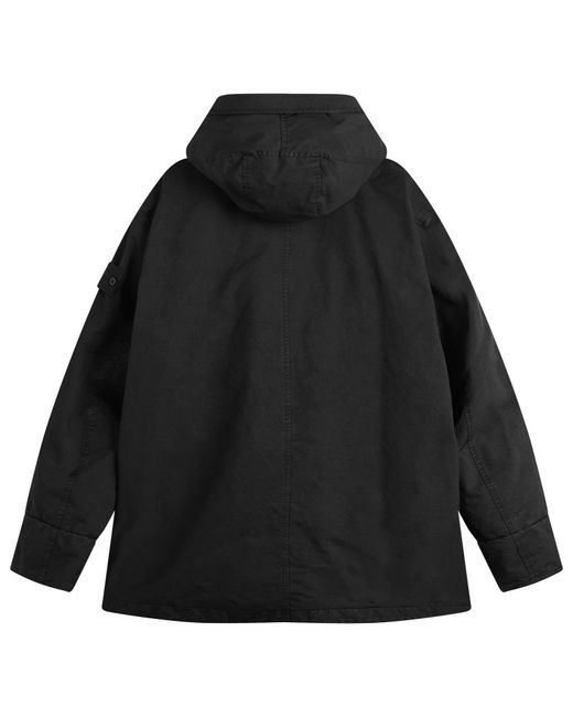 Stone Island Black Ghost David-Tc Parka Jacket for men