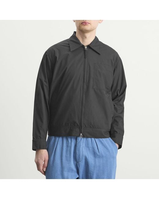Universal Works Black Recycled Poly Tech Rose Bowl Jacket for men
