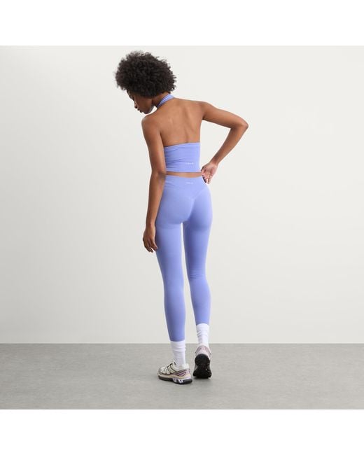 Tala Blue Sculpt Seamless Halter Tank