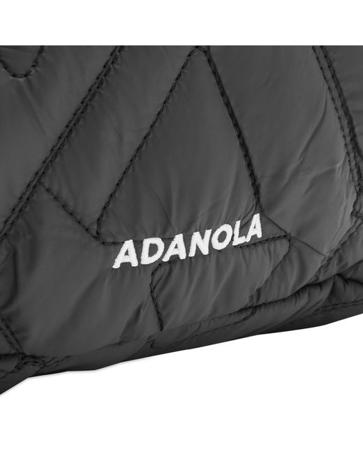 ADANOLA Black Quilted Mini Bag