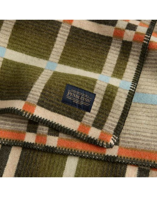 Pendleton Green Four Square Throw