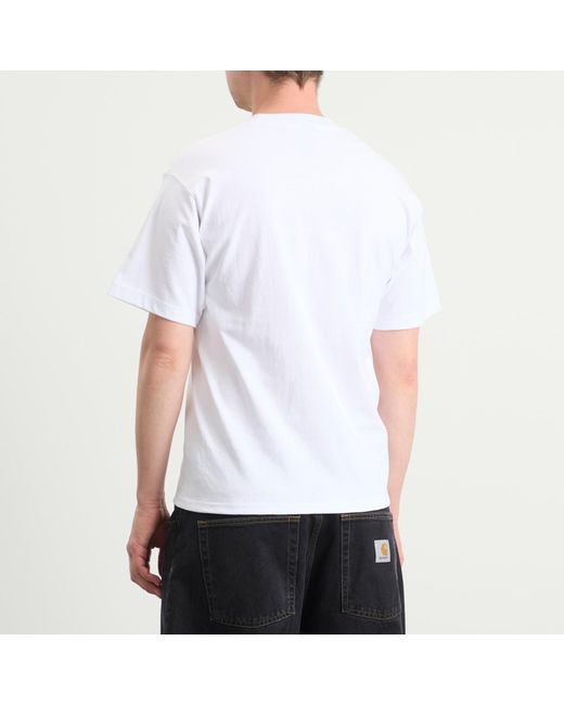 Pleasures Blue Harajuku T-Shirt for men