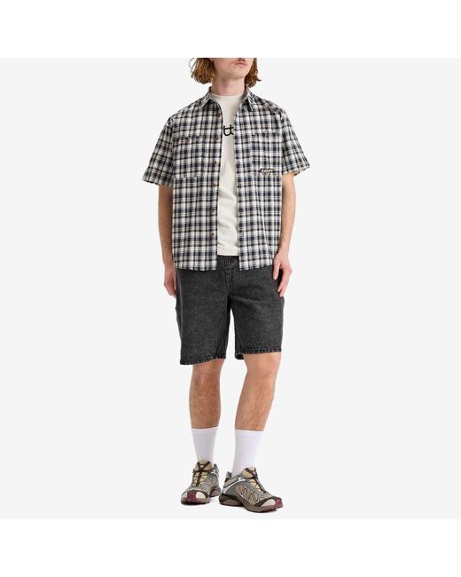 Butter Goods Gray Weathergear Denim Shorts for men