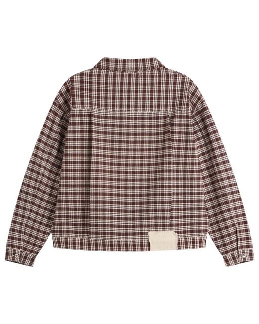 STORY mfg. Brown Check Sundae Jacket
