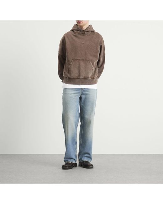 Won Hundred Brown Staff Hoodie for men
