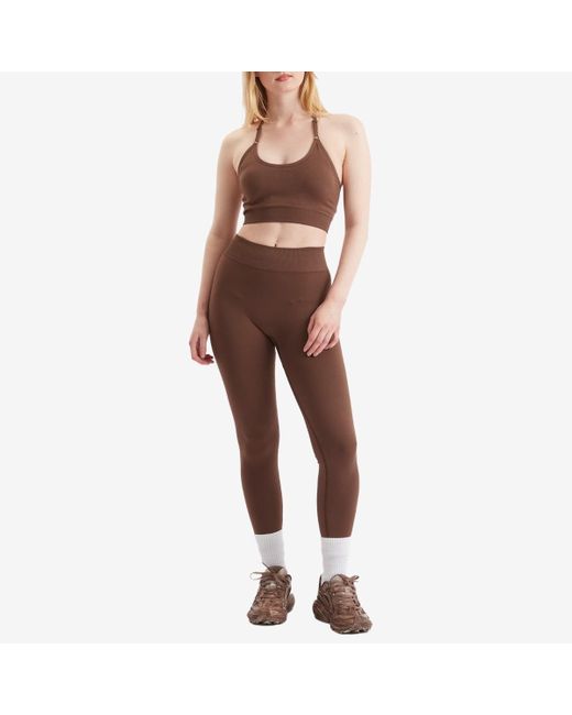 Represent Brown Owners Club Seamless Low Impact Bra Top