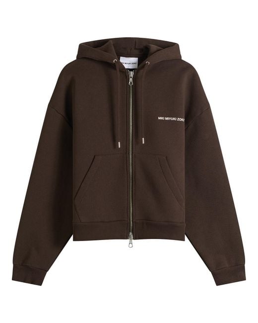 MKI Miyuki-Zoku Brown Uniform Zip Hoodie Presented By End