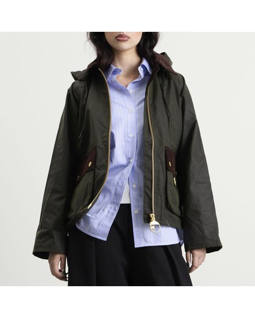 Barbour Black Carville Wax Jacket