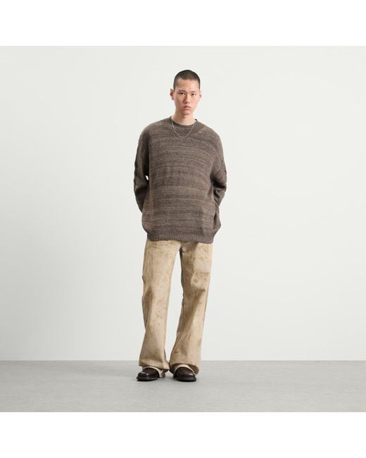 Our Legacy Brown Popover Roundneck for men
