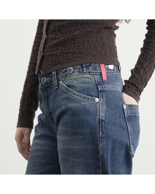 Peachy Den Blue Goldie Wide Leg Jeans