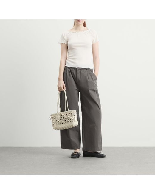 OSOI Metallic Biscuit Shoulder Bag