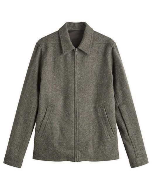 Rick Owens Green Brad Wool Jacket for men