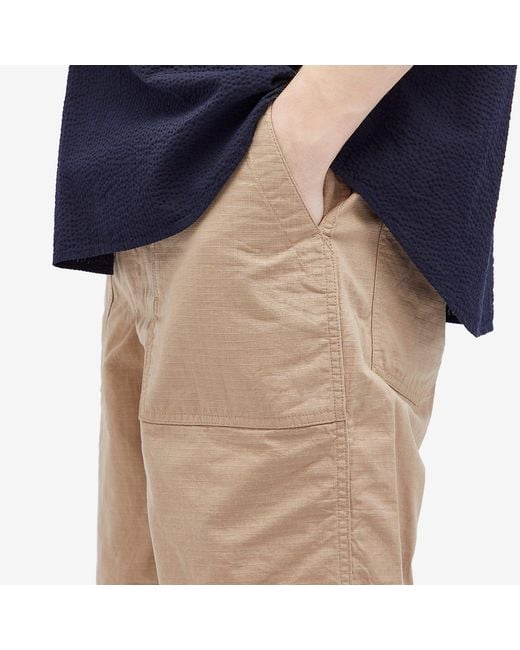 Engineered Garments Natural Fatigue Shorts for men