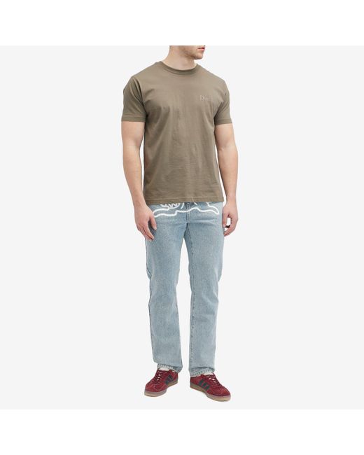 ICECREAM Blue Running Dog Denim Pant for men