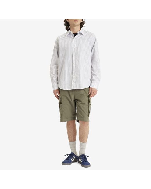 C P Company Green Multi Pocket Cargo Shorts for men