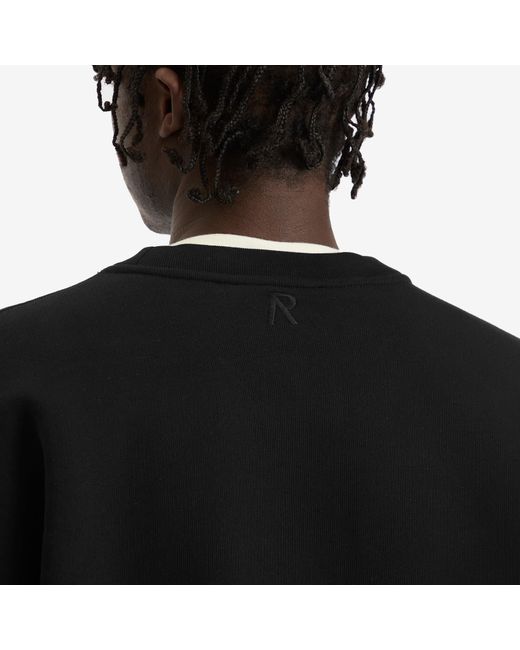 Represent Black Initial Boxy Sweater for men