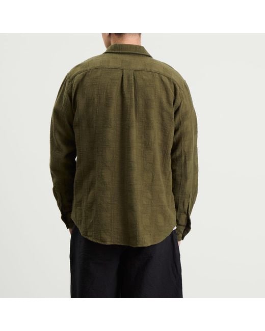 Forét Green River Jacquard Shirt for men