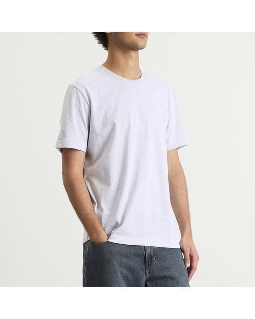 Champion White Reverse Weave Loose Fit T-Shirt for men