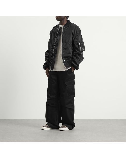 ジャケット・アウター PORTER BUZZ RICKSON'S x PORTER Black L Porter-Yoshida and Co Buzz Rickson's X Porter Ma-1 Jacket