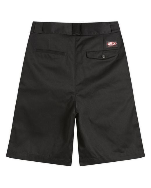 Willy Chavarria Black Borracho Chino Short for men
