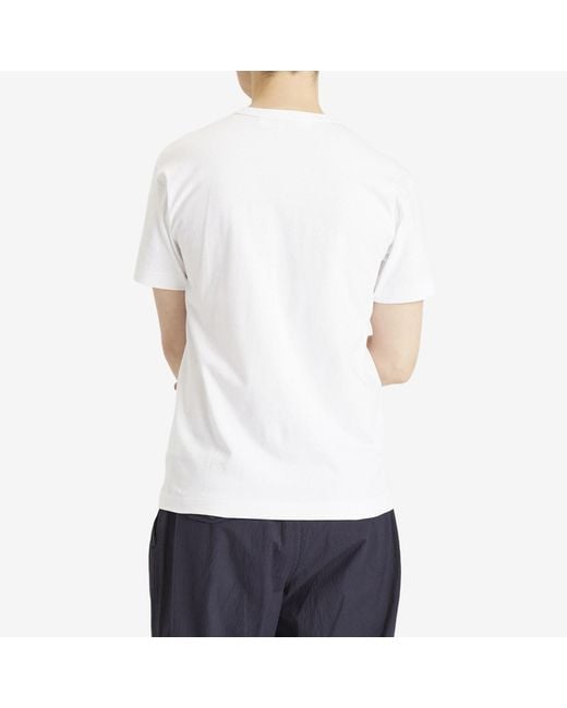 COMME DES GARÇONS PLAY Red Studded Large Heart T-Shirt for men