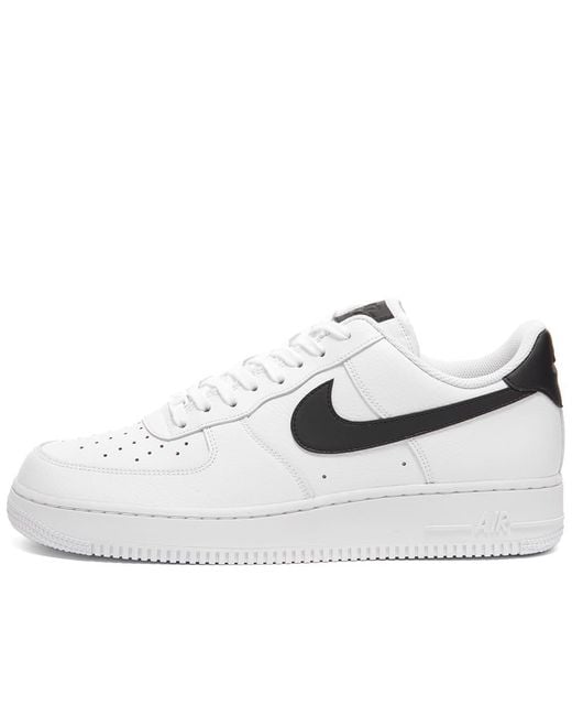 Nike Lace Air Force 1 '07 An20 Sneakers in White \u0026 Black (White) - Save 75%  - Lyst