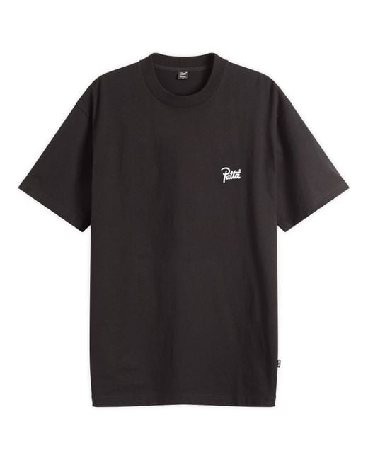 PATTA Black Tough Love T-Shirt for men