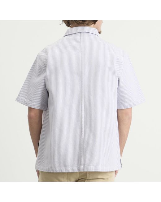 Stan Ray Blue Short Sleeve Painter Shirt for men