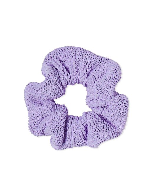 Hunza G Purple Scrunchie