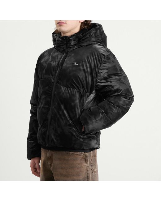 Dime Black Wavy Puffer for men