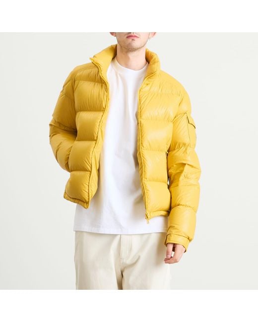 Moncler Yellow Levitha Cropped Jacket for men