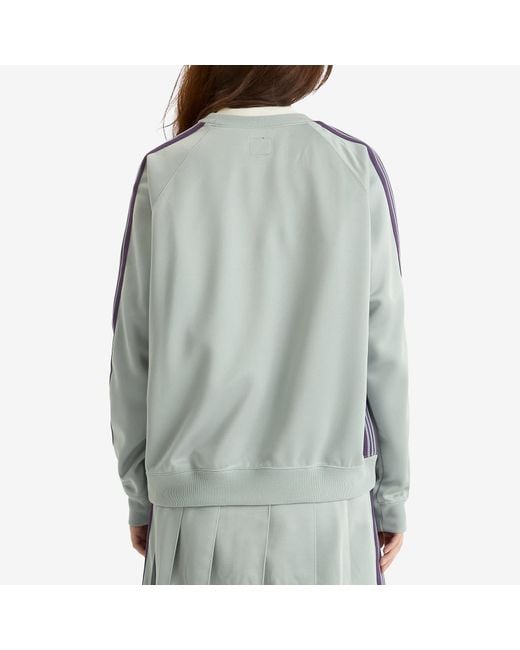 Needles Green Track Crew Neck Sweatshirt