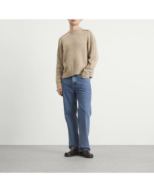 Won Hundred Natural Bently Reverse Seam Jumper for men