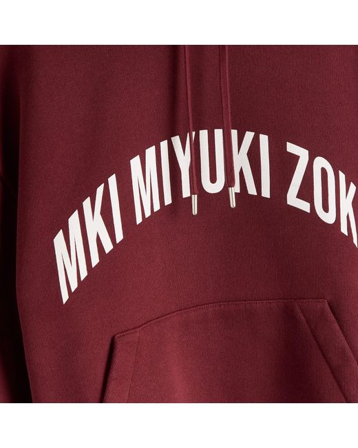 MKI Miyuki-Zoku Red Arch Hoodie Presented By End